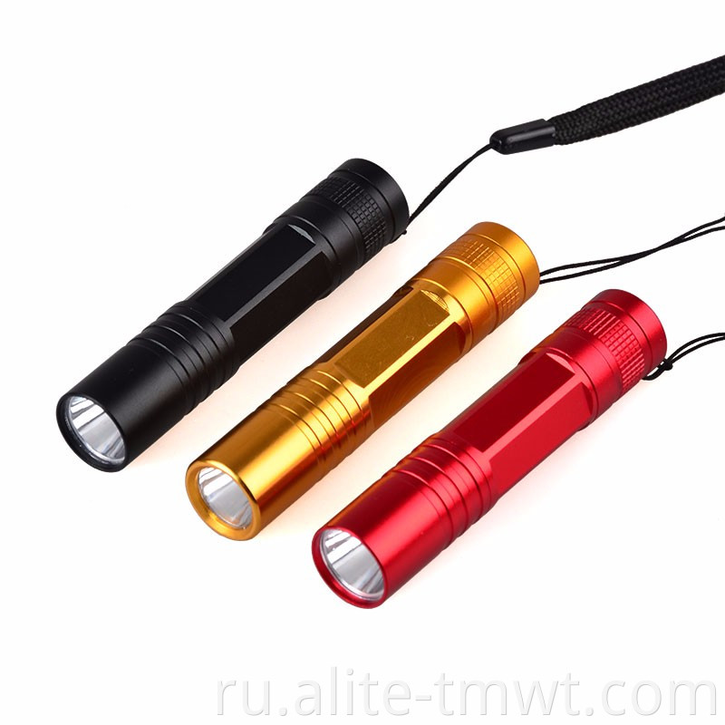 AA Батарея Super Bright EDC 0,5W Светодиодный карман дешевый мини -фонарик